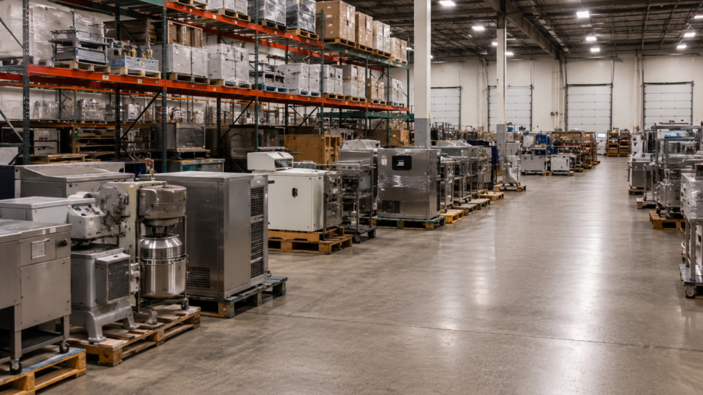 Equipment liquidation Maryland commercial warehouse equipment